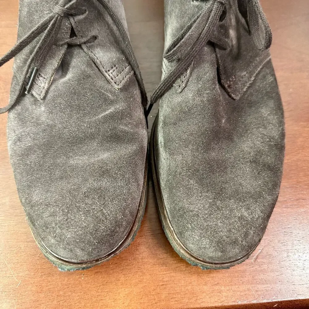 Clarks Originals Men's US 10 10M EU 43 Brown Suede Leather Lace Up Chukka Boots